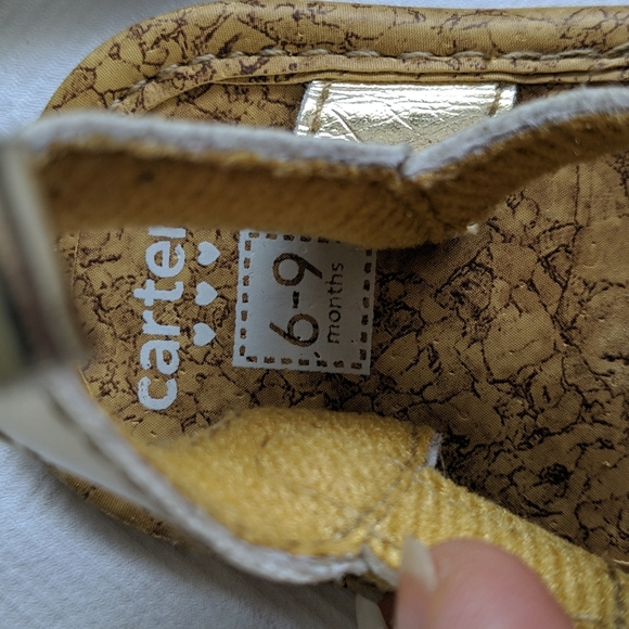 mixed brands baby girl glitter summer shoes / sandals bundle 2 pairs - Picture 7 of 10